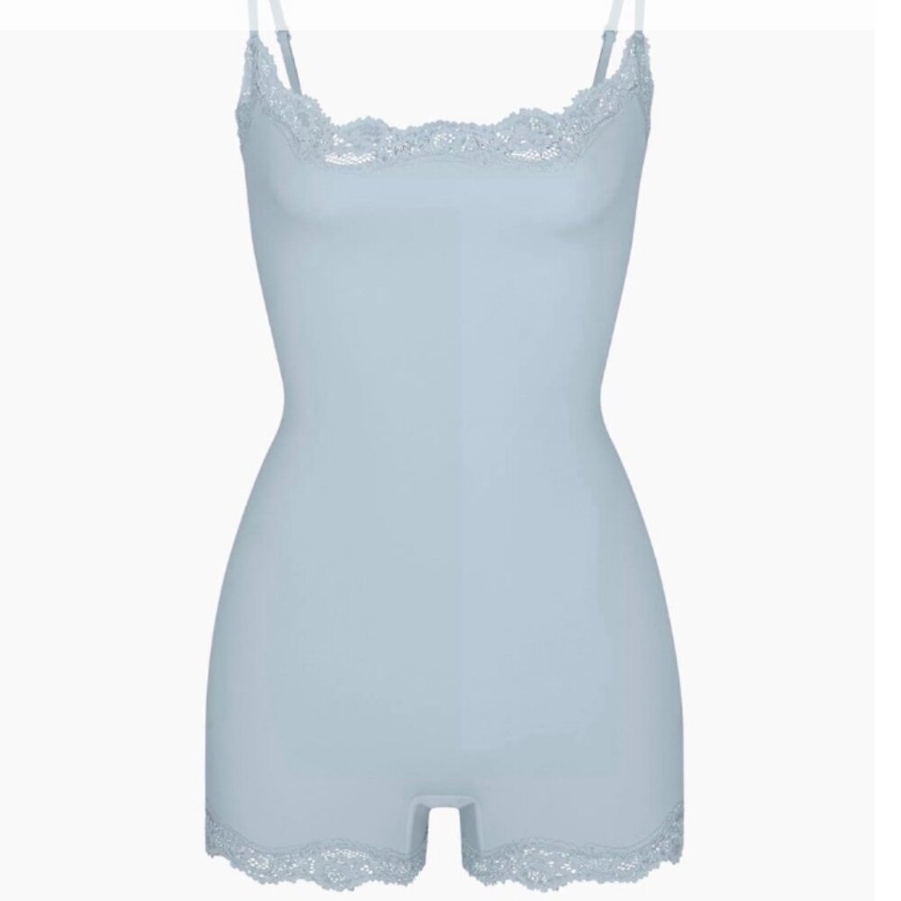 Blue Fits Everybody Lace Jumpsuit